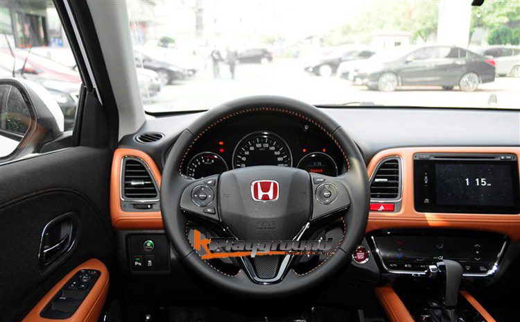 HR-V Steering Wheel Red H Emblem